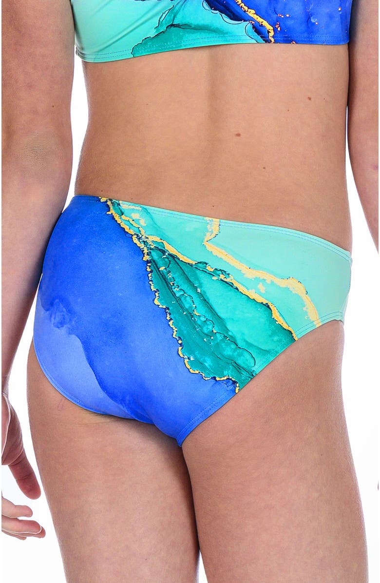 Destira Tidal Wave Aqua Bikini Bottom, Alternate, color, Tidal Wave Aqua