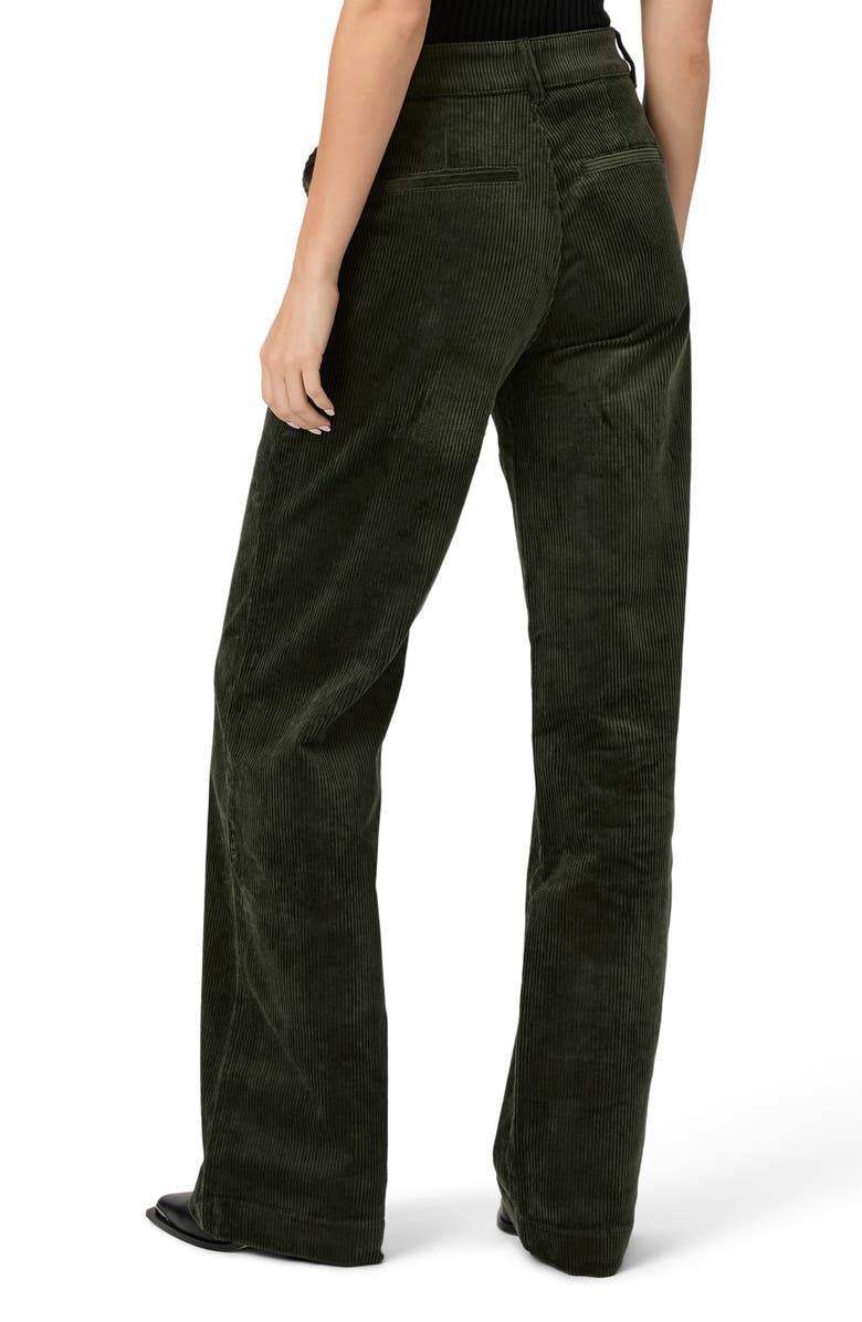 PAIGE Danielle Stretch Cotton Corduroy Pants, Alternate, color, Dark Fern Green