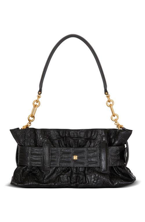 Balmain Mini Anthem Bag In Black