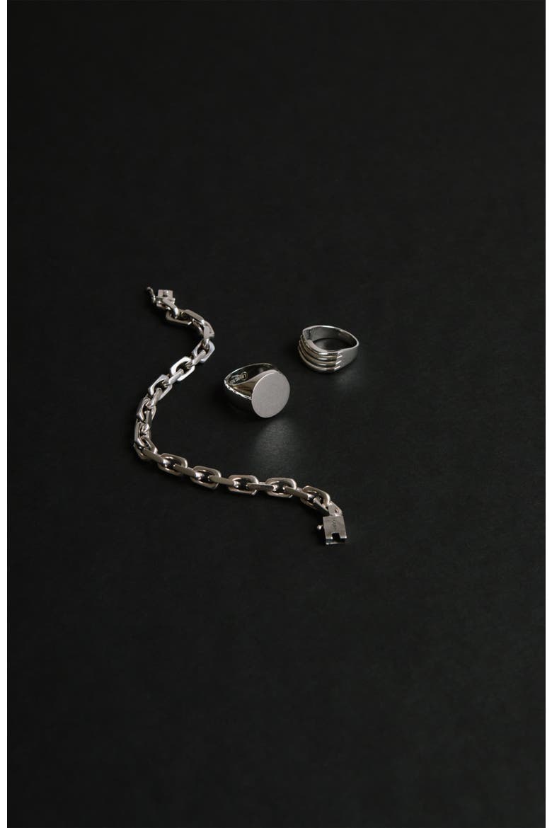 Bring It Chain Bracelet, Alternate, color, Silver
