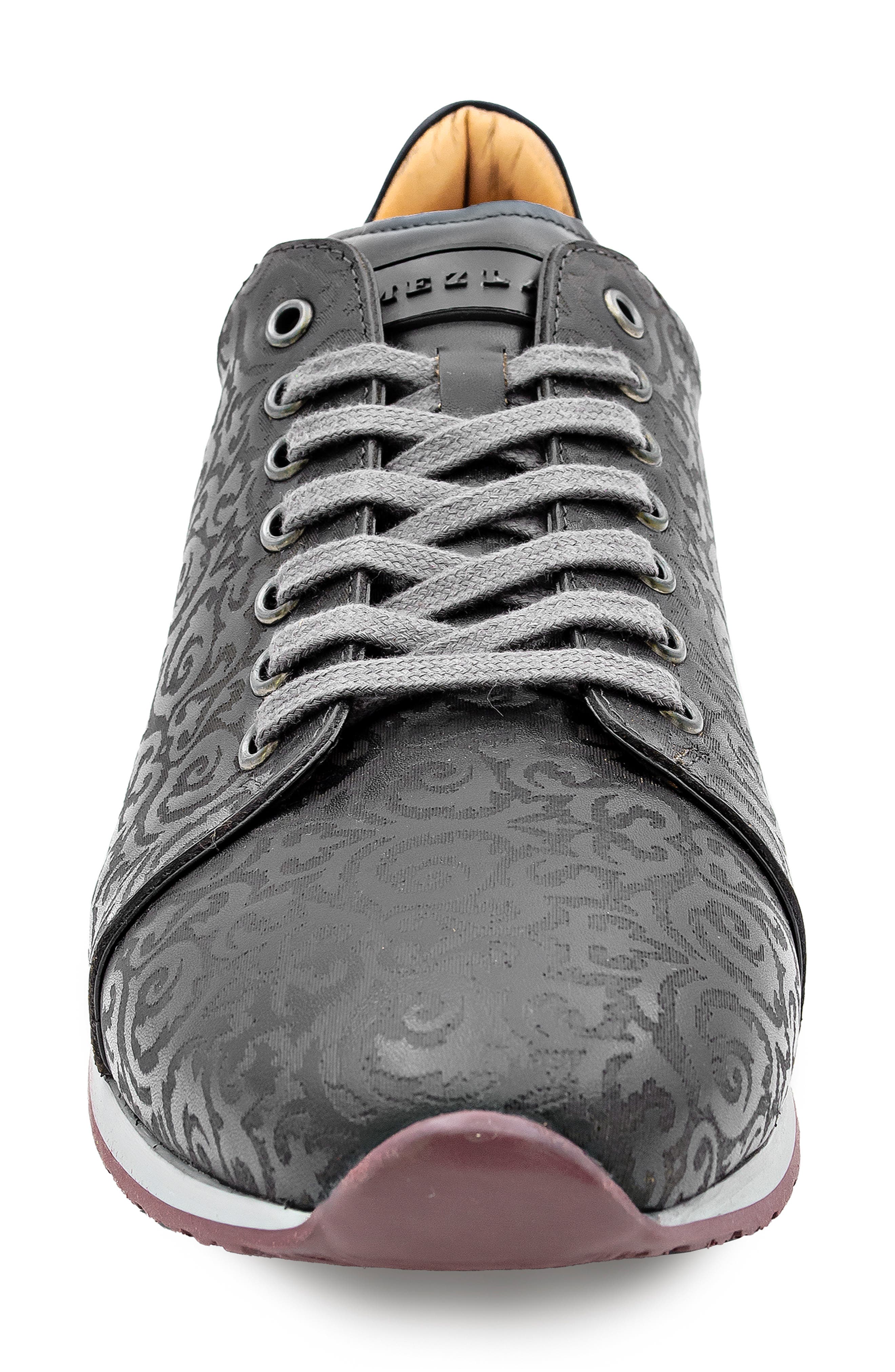 Mezlan Portico Low Top Sneaker, Alternate, color, Black