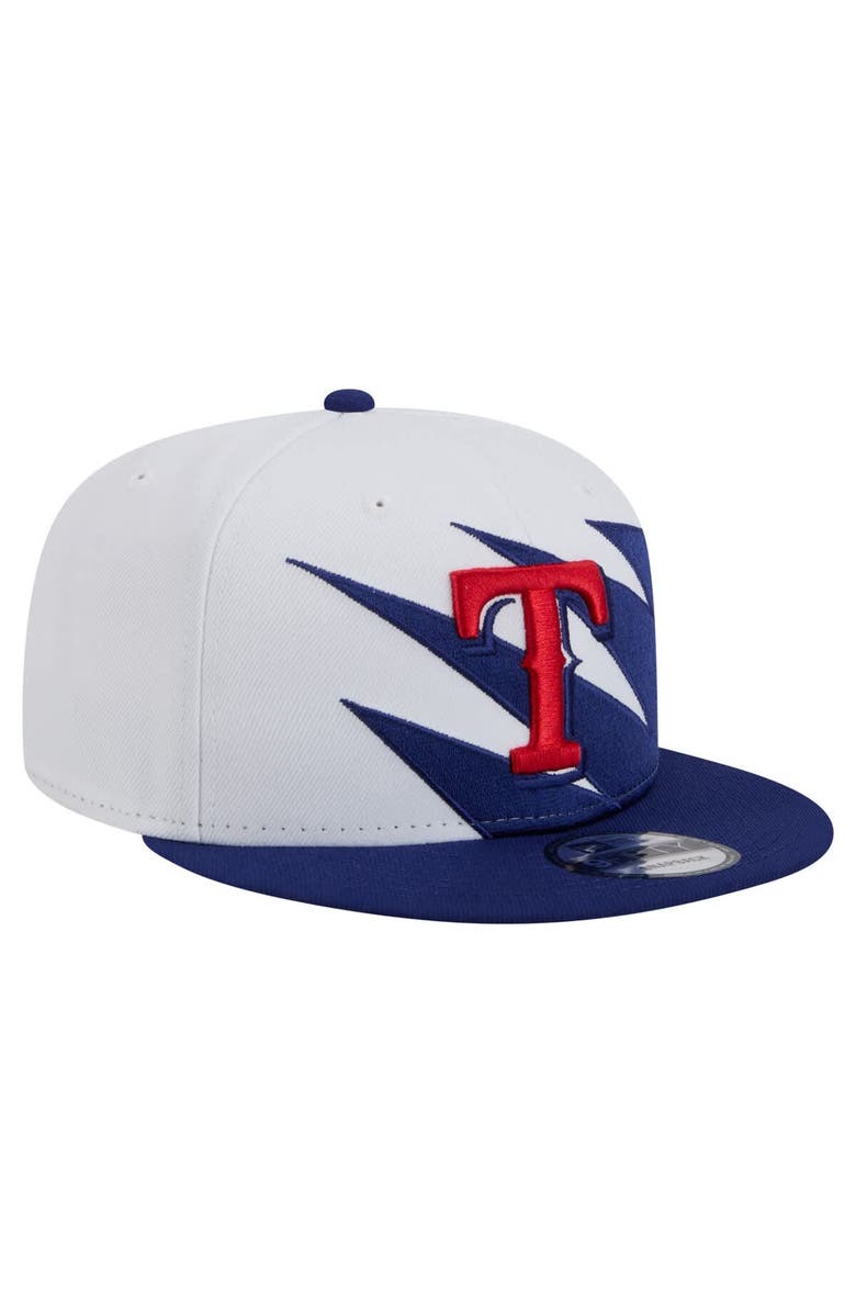 New Era Men's New Era Royal/White Texas Rangers Jagged 9FIFTY Snapback Hat, Alternate, color, Royal