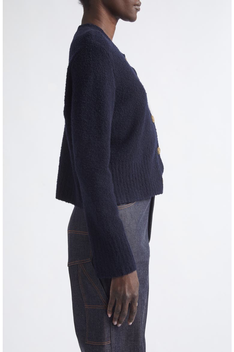 Harris Wool Blend Cardigan, Alternate, color, BERRY BLUE