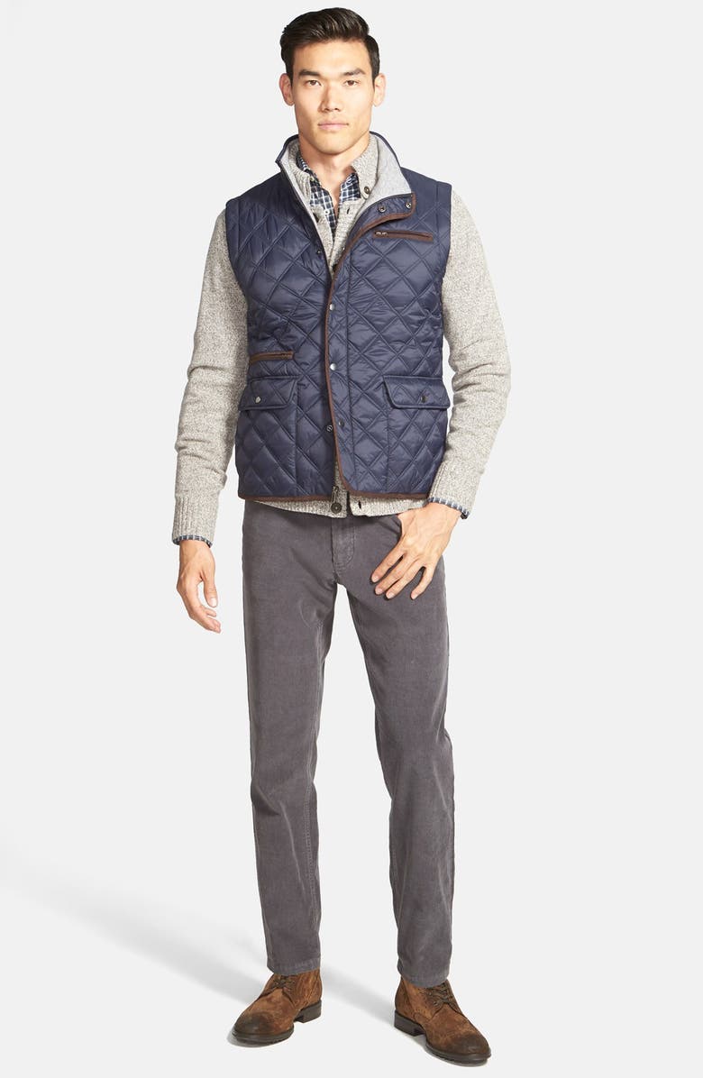 NORDSTROM MEN'S SHOP Straight Leg Corduroy Pants, Alternate, color,