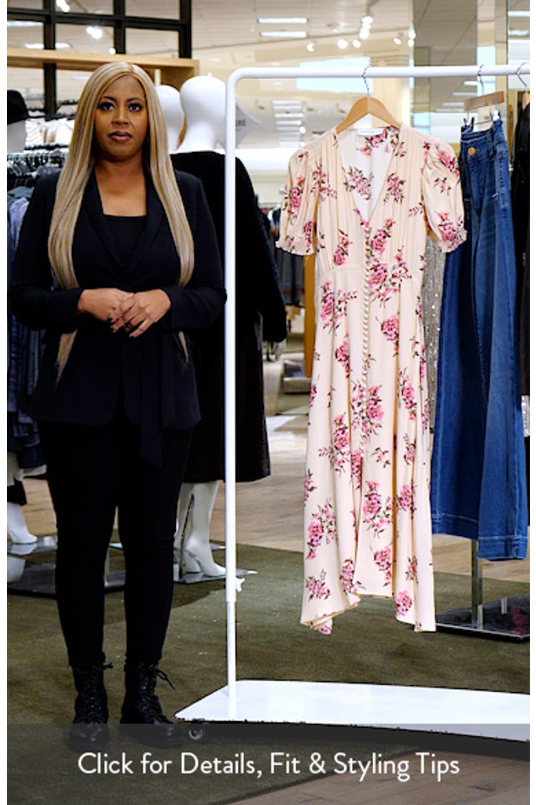Logen Floral Midi Dress video