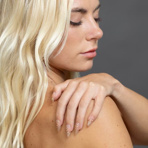 Moonlit Kiss Luxury Handmade Press On Nails