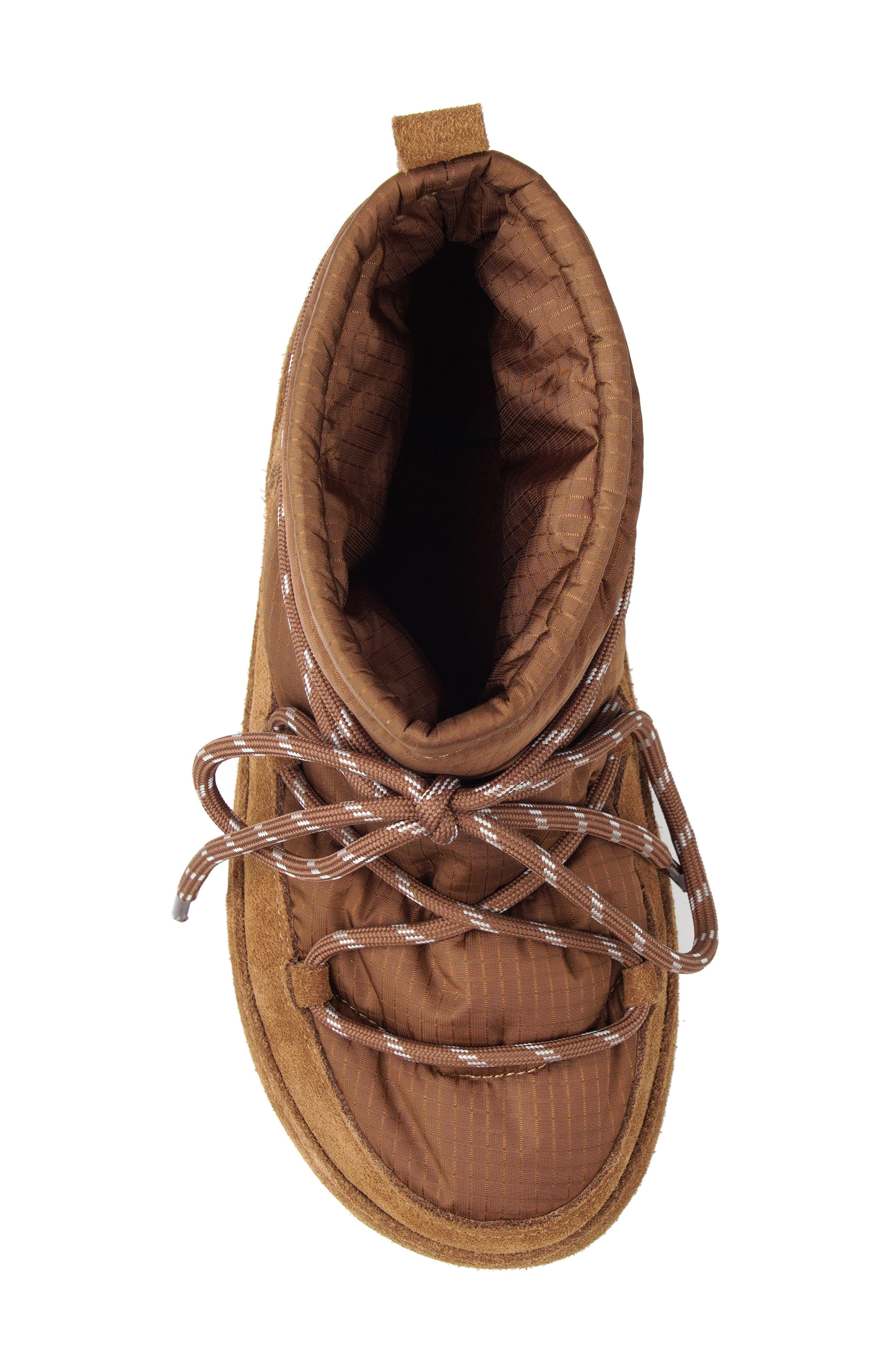Lace-Up Bootie, Alternate, color, TAN SUEDE