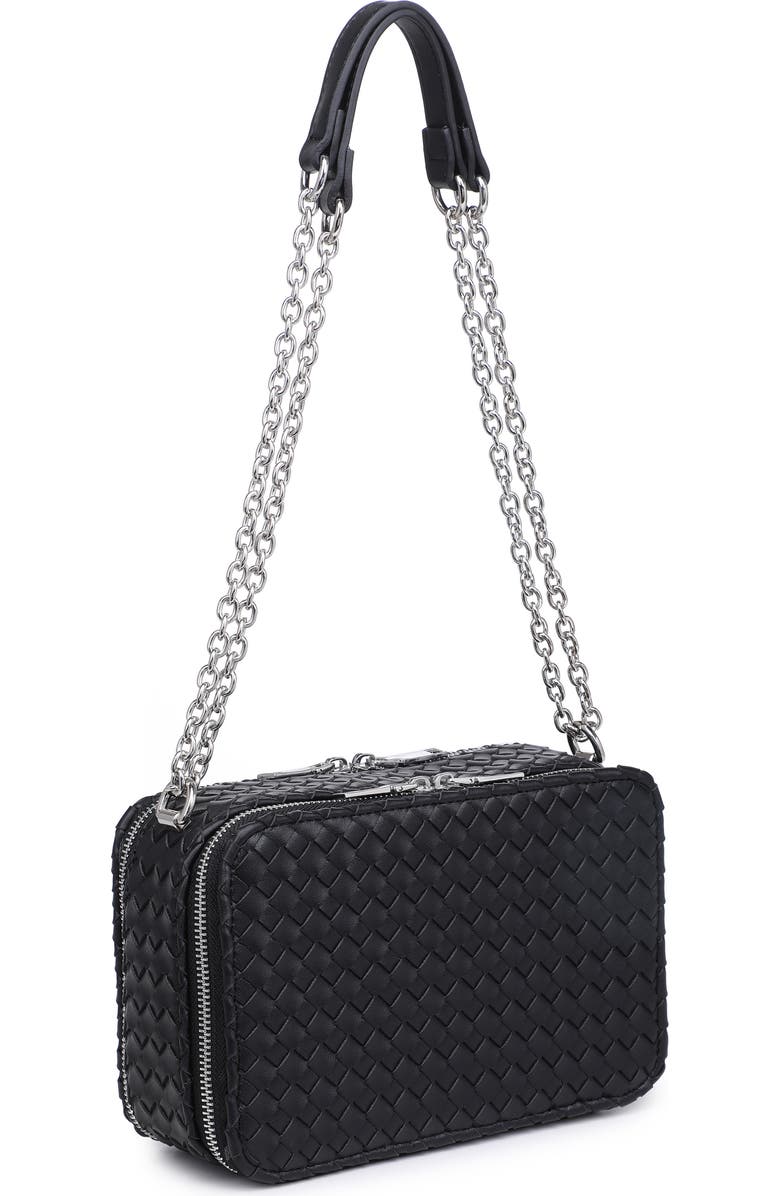 URBAN EXPRESSIONS HANDBAGS Chain Strap Woven Shoulder Bag, Alternate, color,
