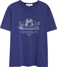 PALMES Public Chain Stitch Cotton T-Shirt