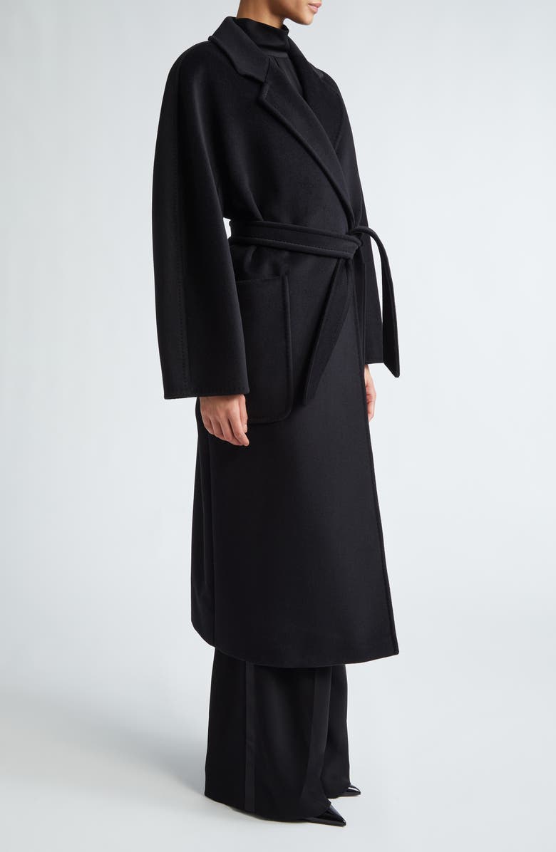 Max Mara Locri Wool & Cashmere Belted Coat, Alternate, color, 