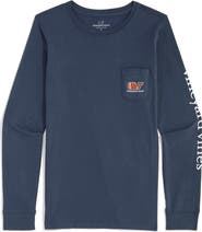 vineyard vines Whale Fill Graphic Long Sleeve Pocket T-Shirt