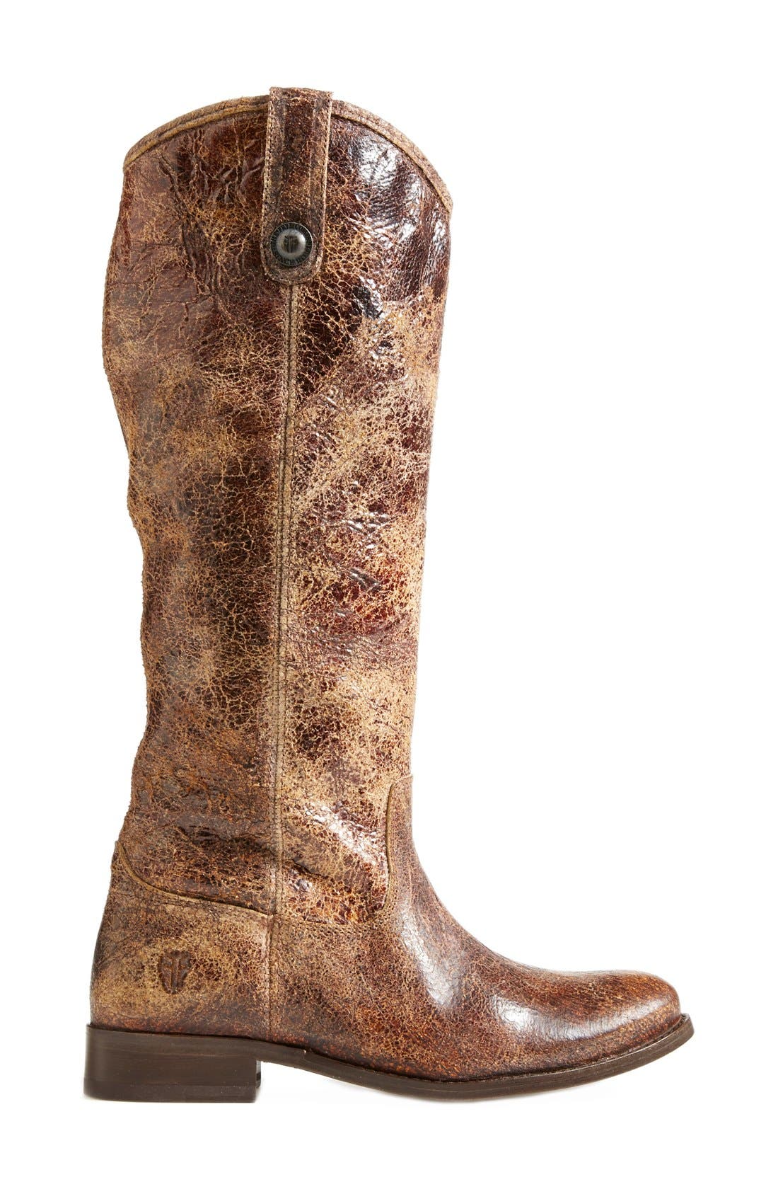 'Melissa Button' Leather Riding Boot, Alternate, color, WHISKEY