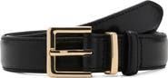 MANGO Leather Belt