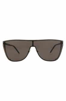 Saint Laurent 99mm Shield Sunglasses
