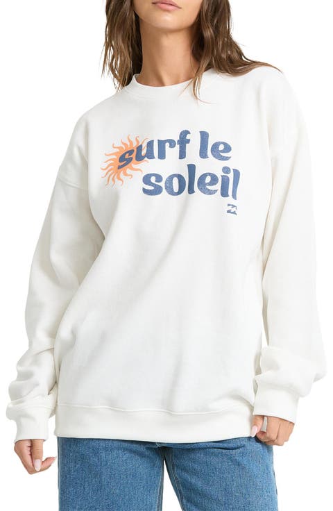 Seaside Panorama Graphic Sweatshirt