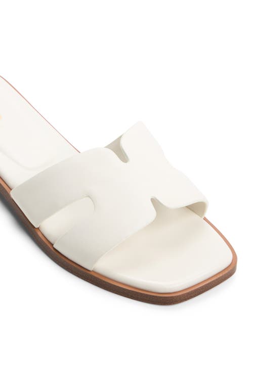 Aldo Itsandal Slide Sandal In White