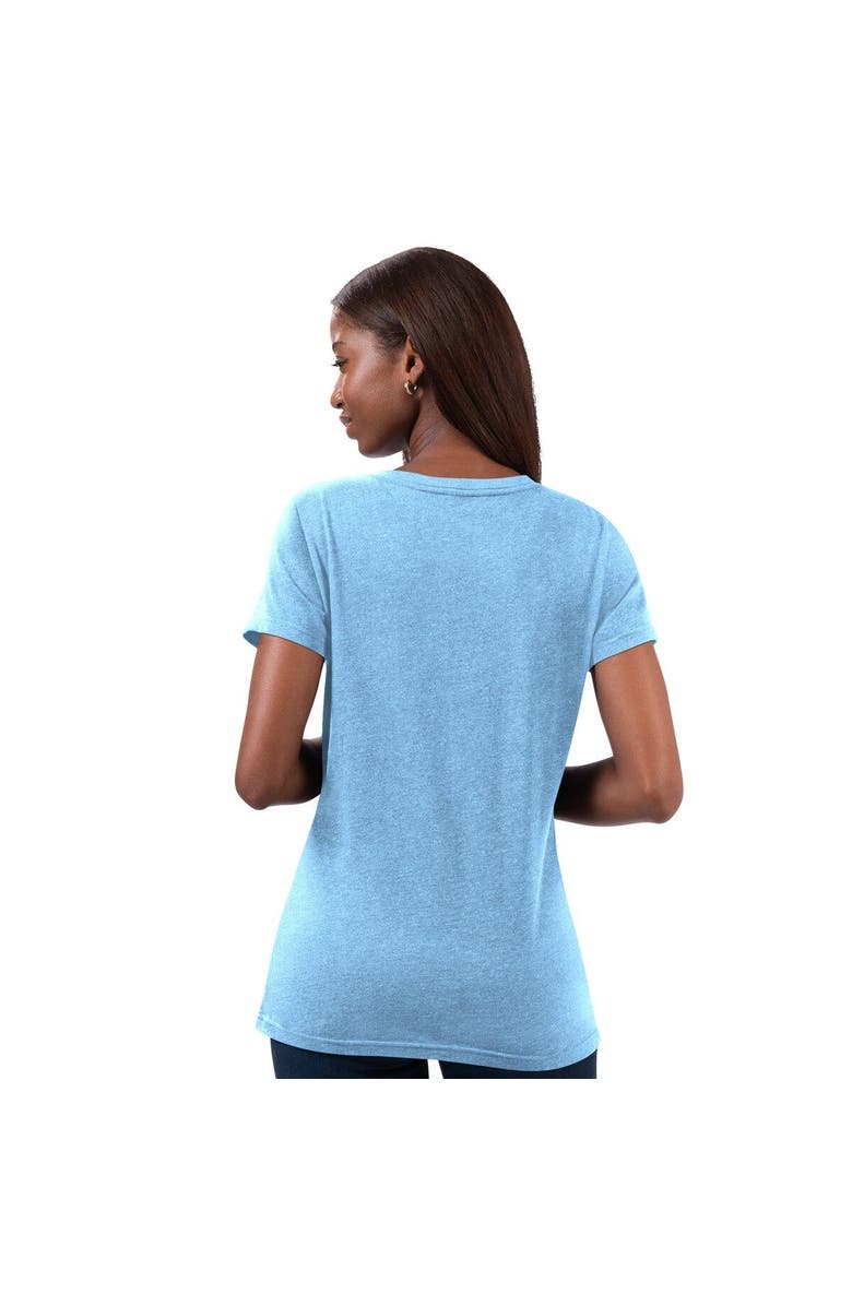 G-III 4HER BY CARL BANKS Women's G-III 4Her by Carl Banks Light Blue Kevin Harvick Snap V-Neck T-Shirt, Alternate, color, Light Blue