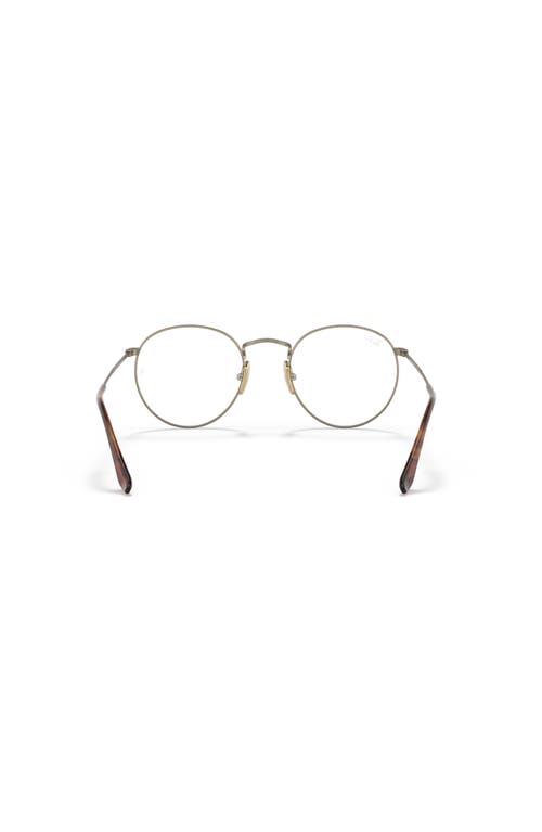Ray Ban Ray-ban 50mm Square Optical Glasses In Gray