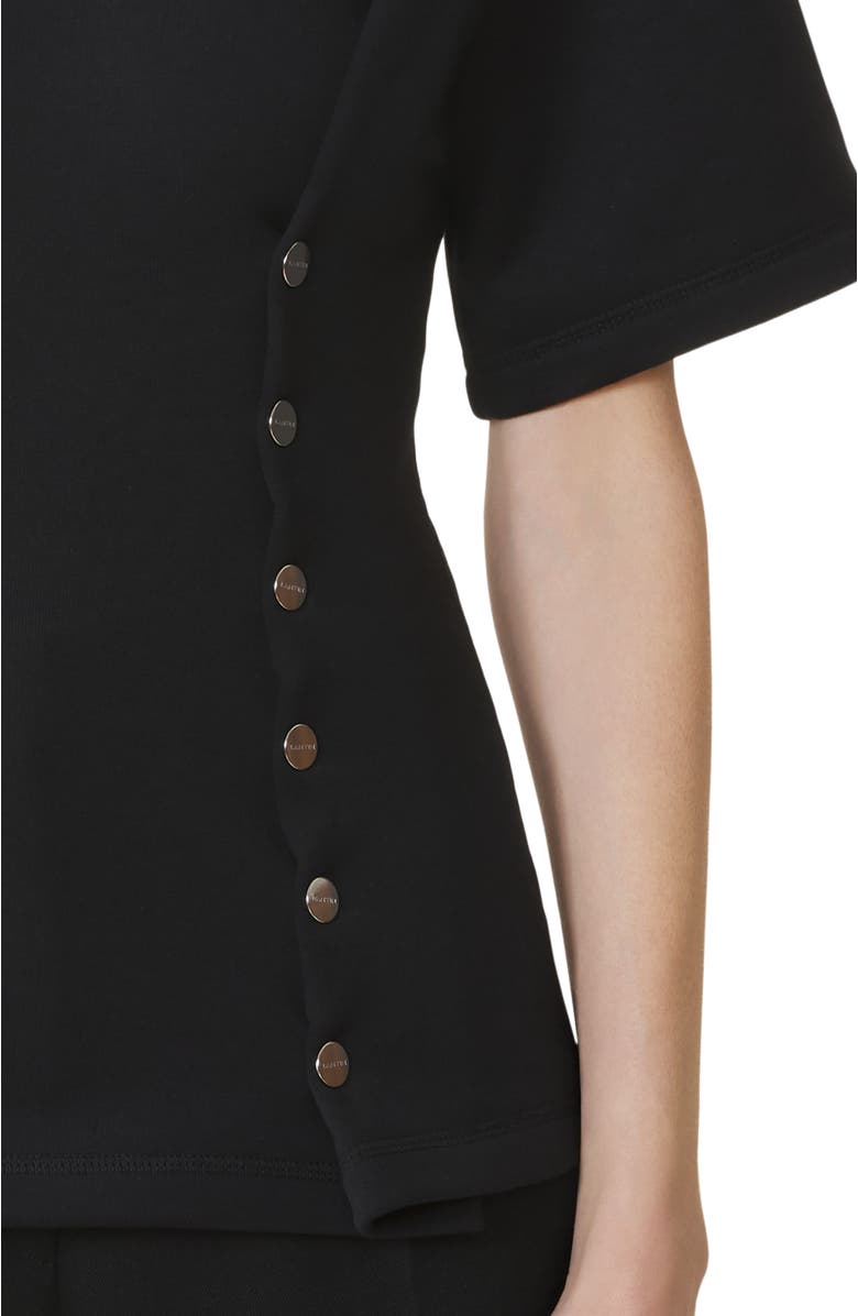 Lanvin Cotton Fleece And Cashmere T-Shirt, Alternate, color,