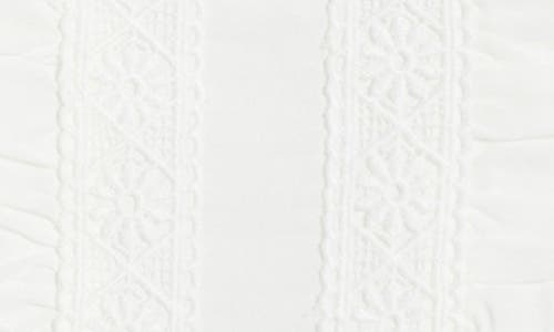 Reformation Lavena Organic Cotton Blend Crop Top In White