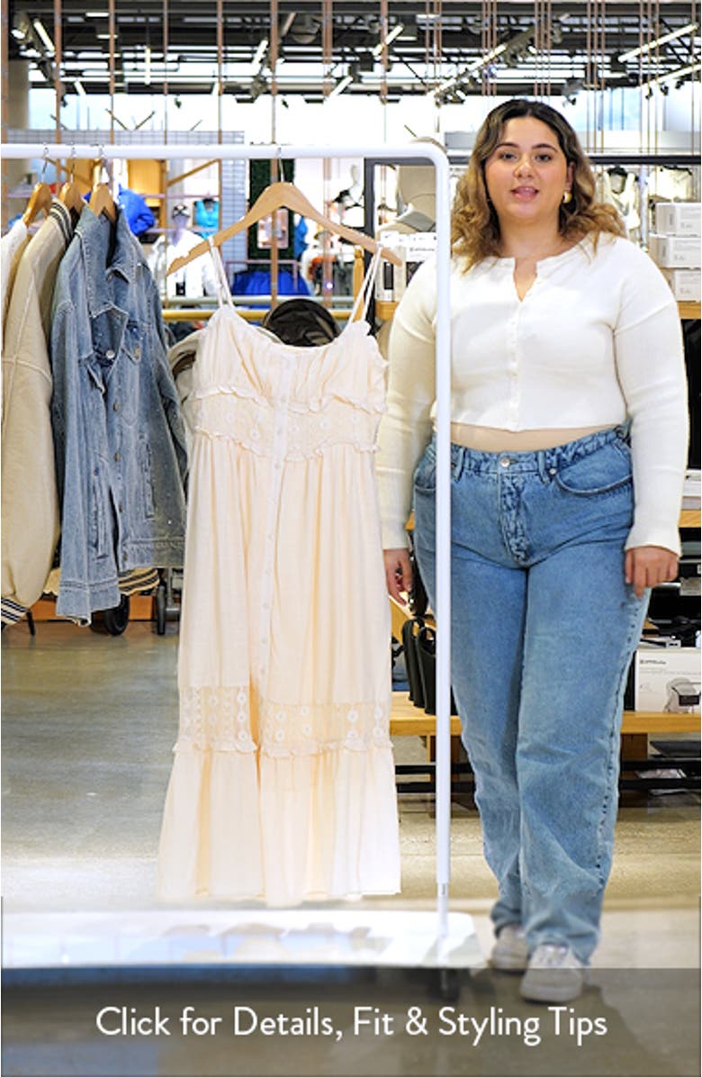 Lace Detail Midi Dress, sales video thumbnail