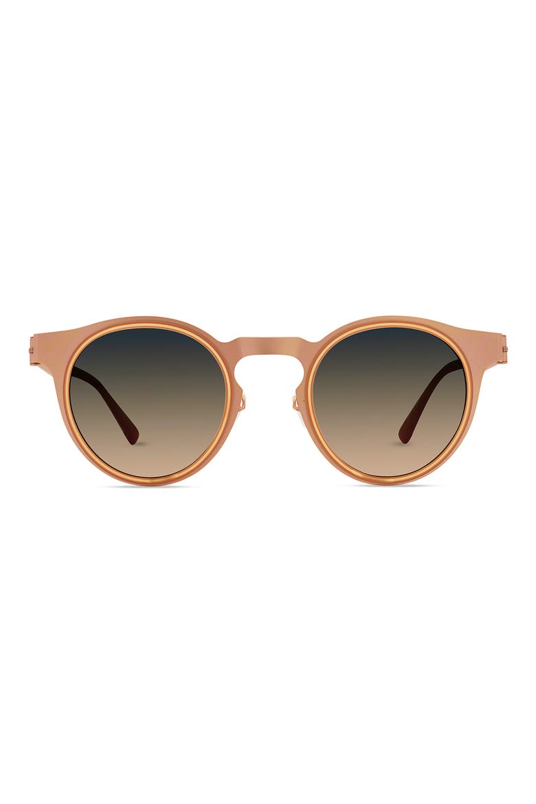 Round Sunglasses, Main, color, BEIGE