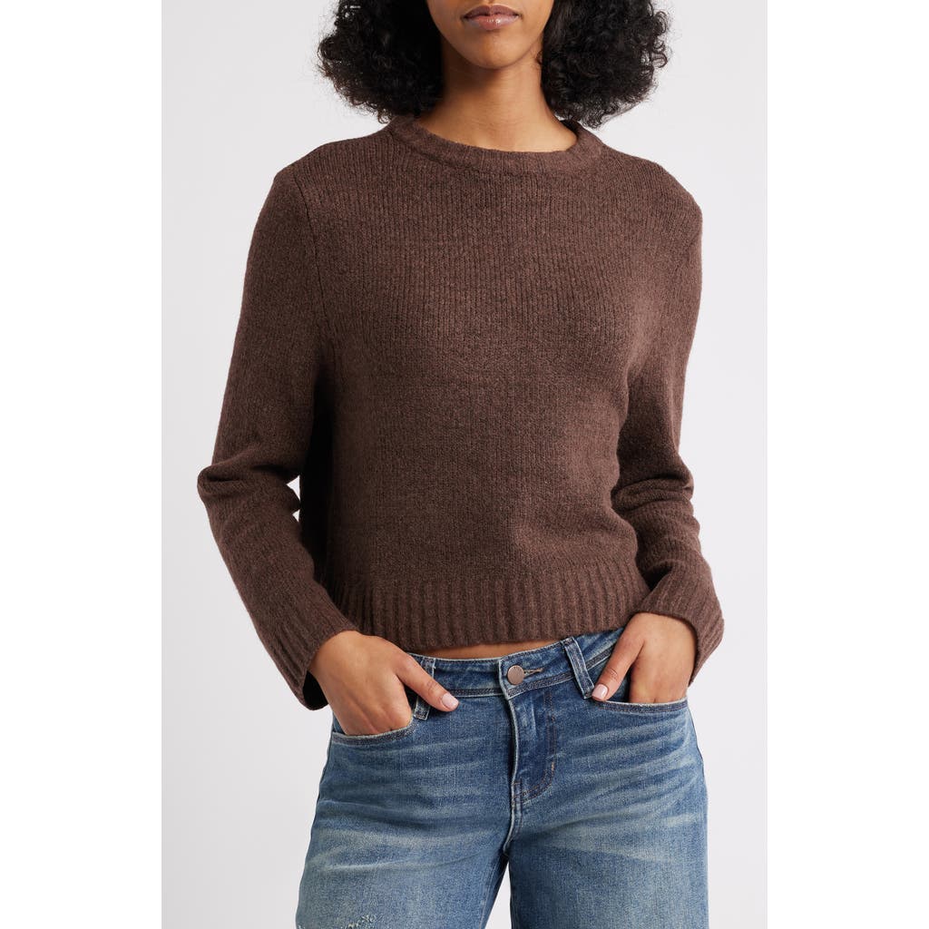Pacsun Naomi Crewneck Sweater In Brown