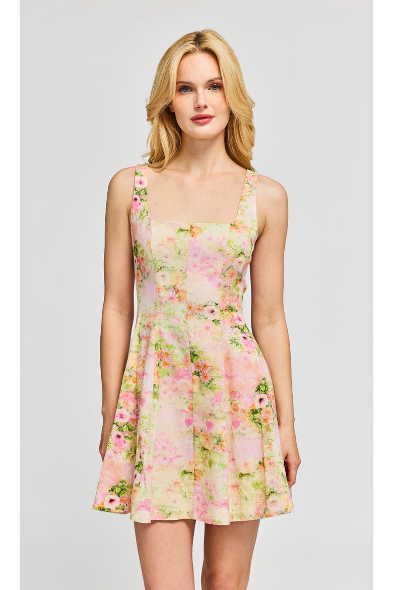 Courtney Floral Dress, Main, color, Rose Cloud