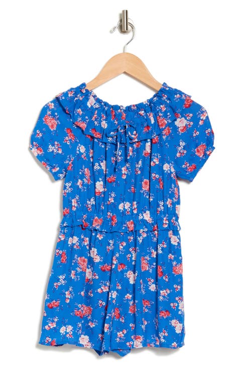 Kids' Ruffle Smocked Romper (Big Kid)