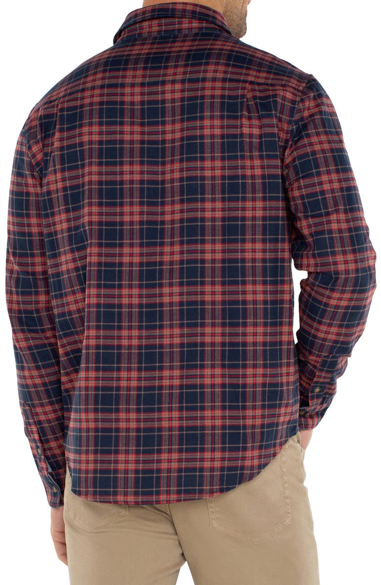 Liverpool Plaid Button-Up Shirt, Alternate, color, 