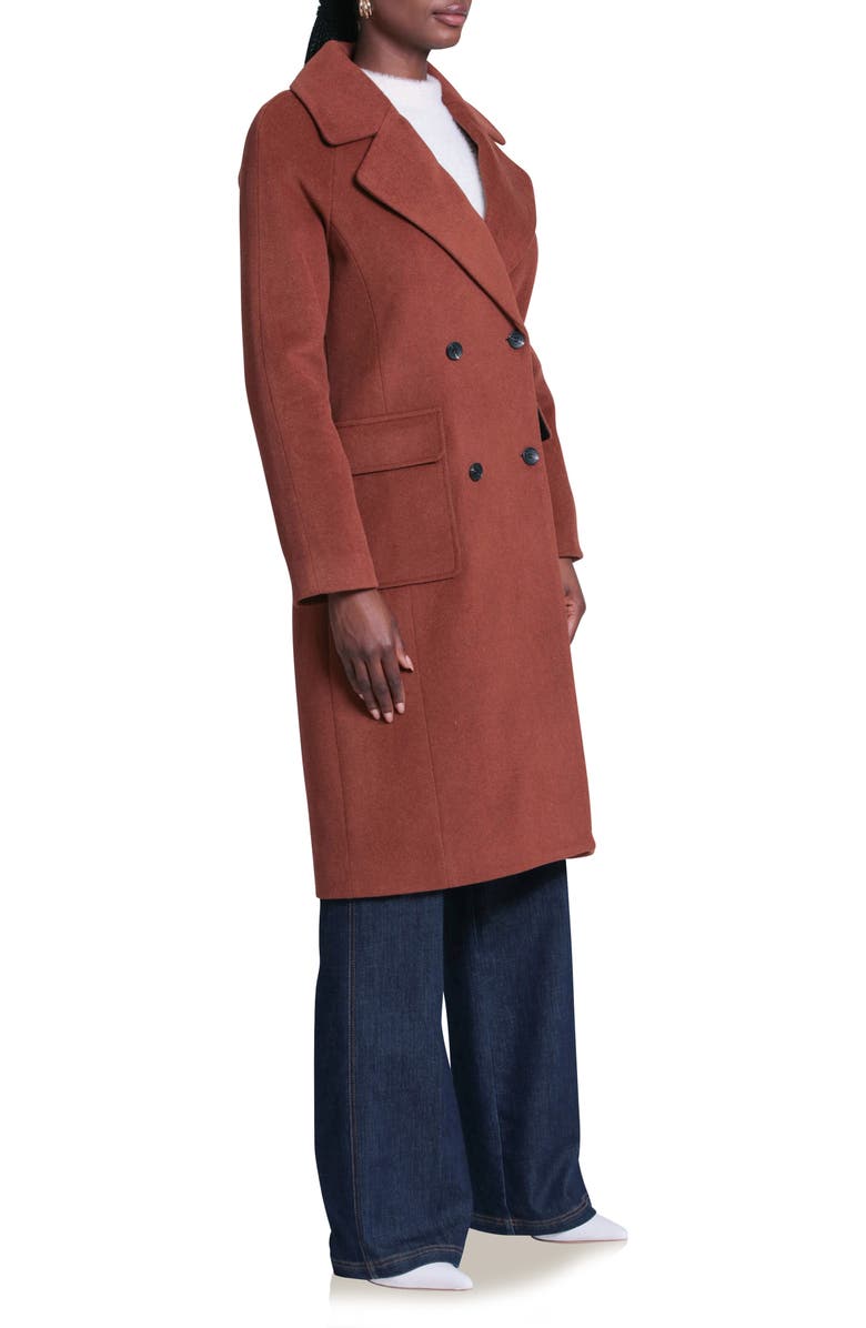 Avec Les Filles Double Breasted Coat, Alternate, color, 