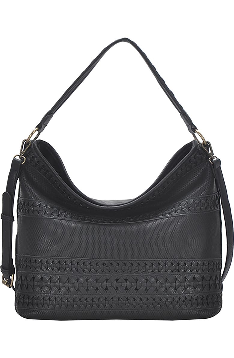 Antik Kraft Braided Faux Leather Hobo Bag, Main, color,