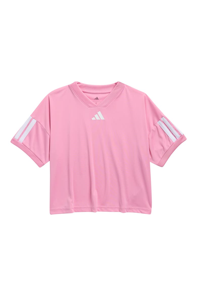 Kids' Short Sleeve Jersey Top, Main, color, TROPIC BLOOM