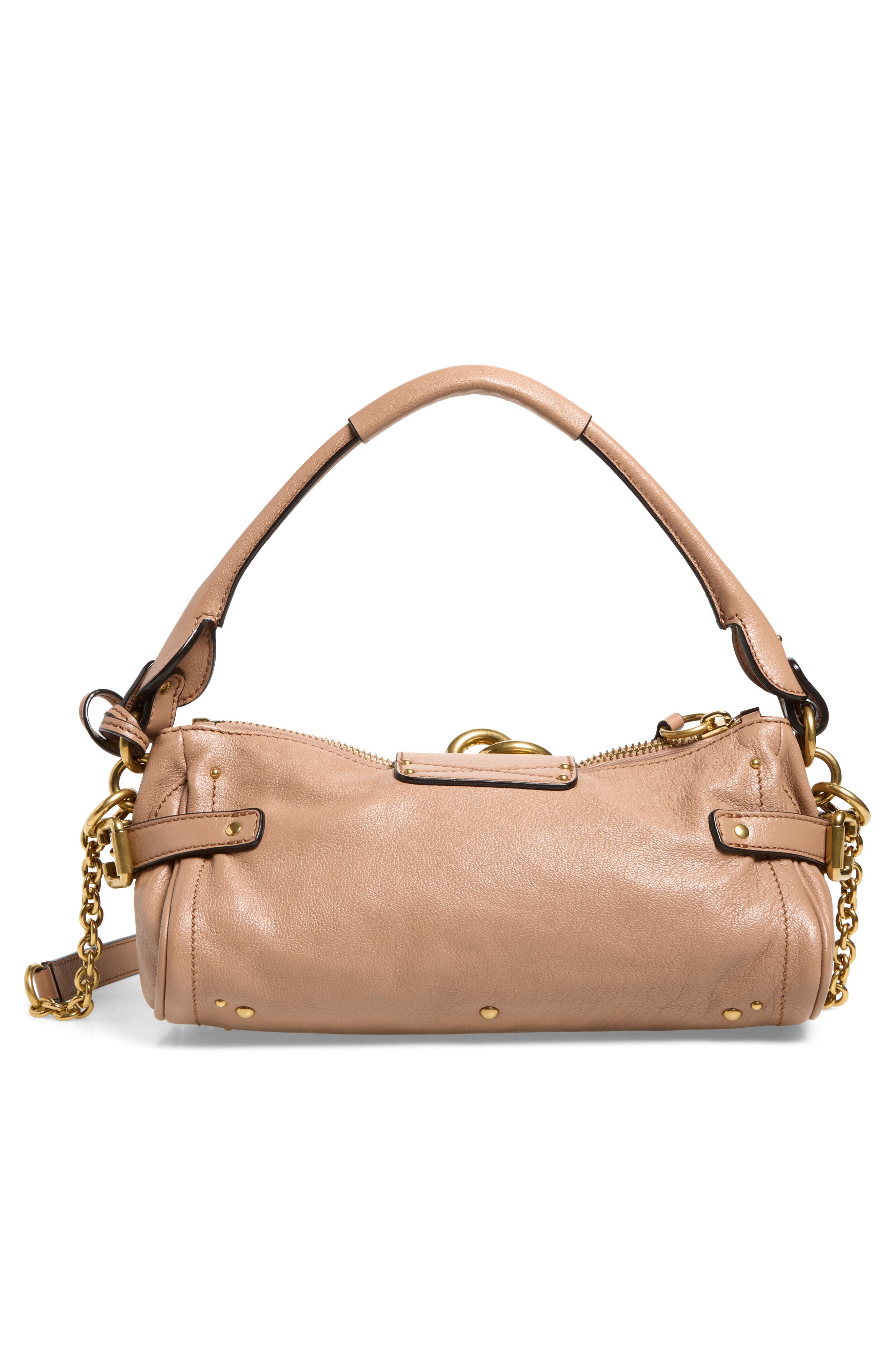 Paddington Leather Shoulder Bag, Alternate, color, TAWNY BROWN