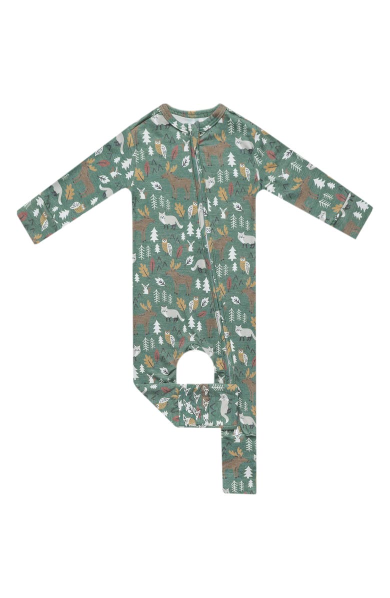 Copper Pearl Atwood Convertible Zip-Up Footie, Main, color, Atwood