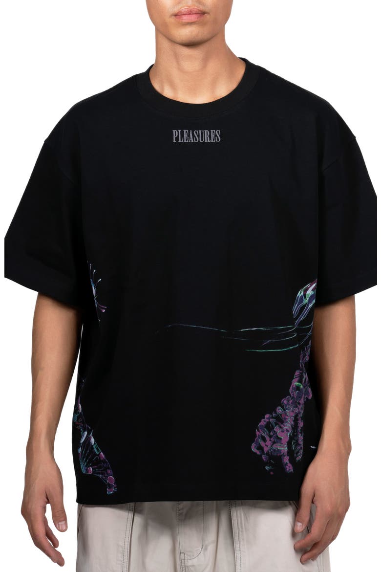 Jellyfish Logo Embroidered Graphic T-Shirt (Nordstrom Exclusive), Main, color, BLACK