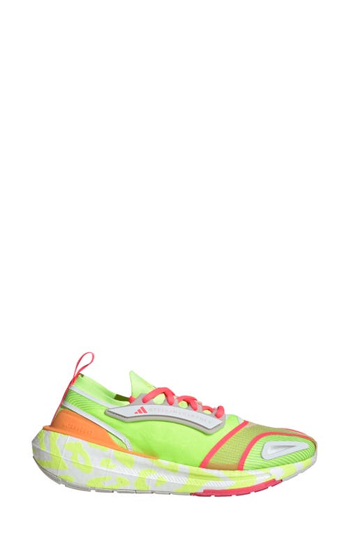 Adidas By Stella Mccartney Ultraboost 23 Running Shoe In Signal Green/orange/turbo
