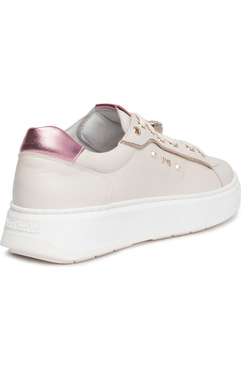 NeroGiardini Gems Platform Sneaker, Alternate, color, Beige/ Pink