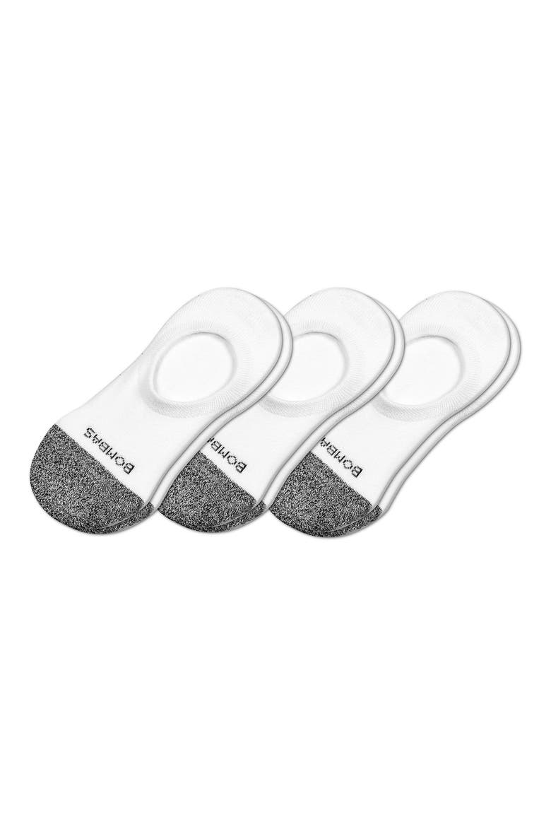 3-Pack Cushioned No-Show Socks, Main, color, WHITE