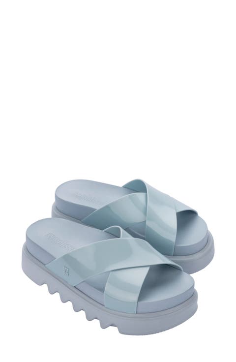 Cozy Cross Platform Slide Sandal (Women)