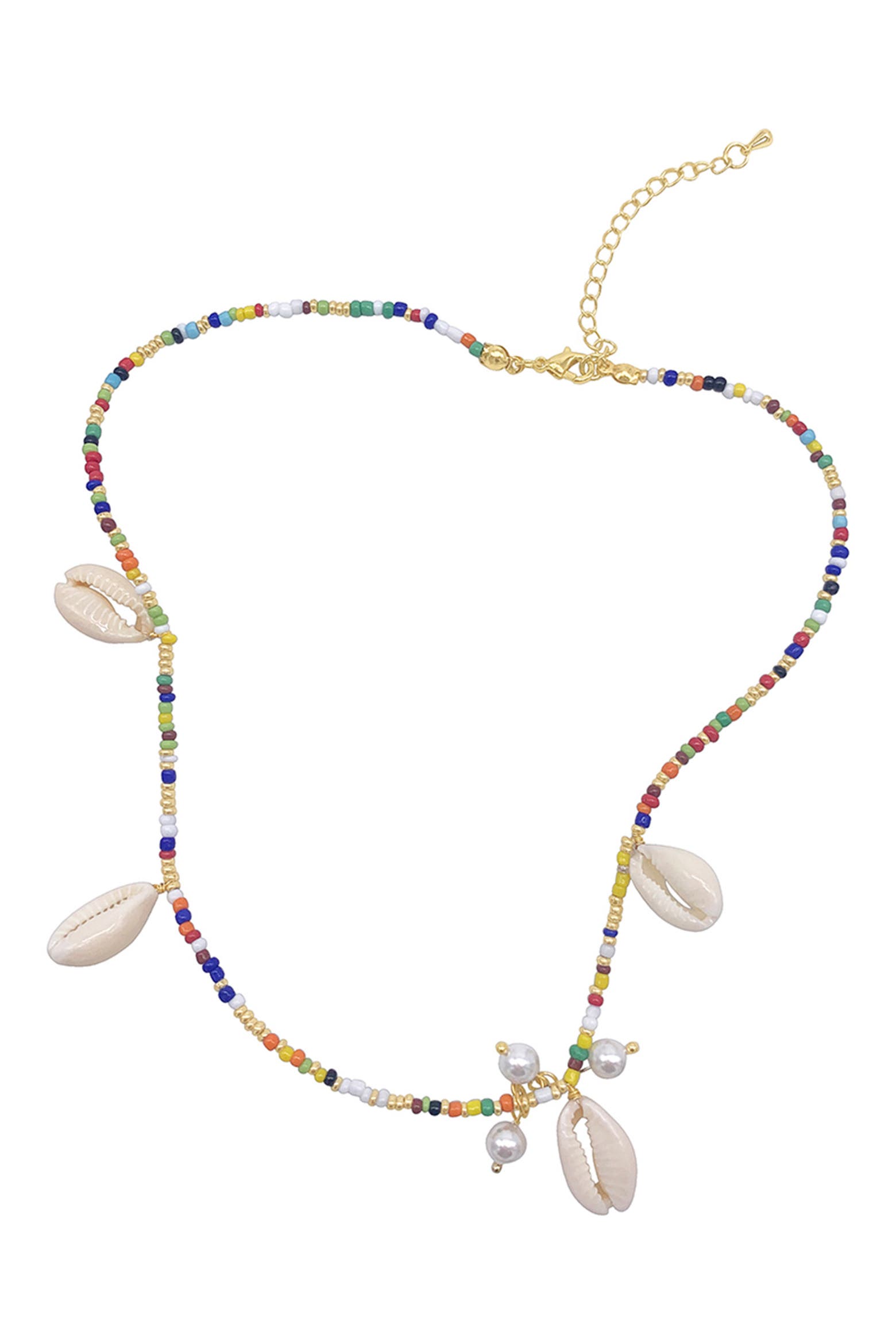 Small Cowries Adornia Imitattion Pearl & Shell Bead Necklace (Women) | Nordstromrack