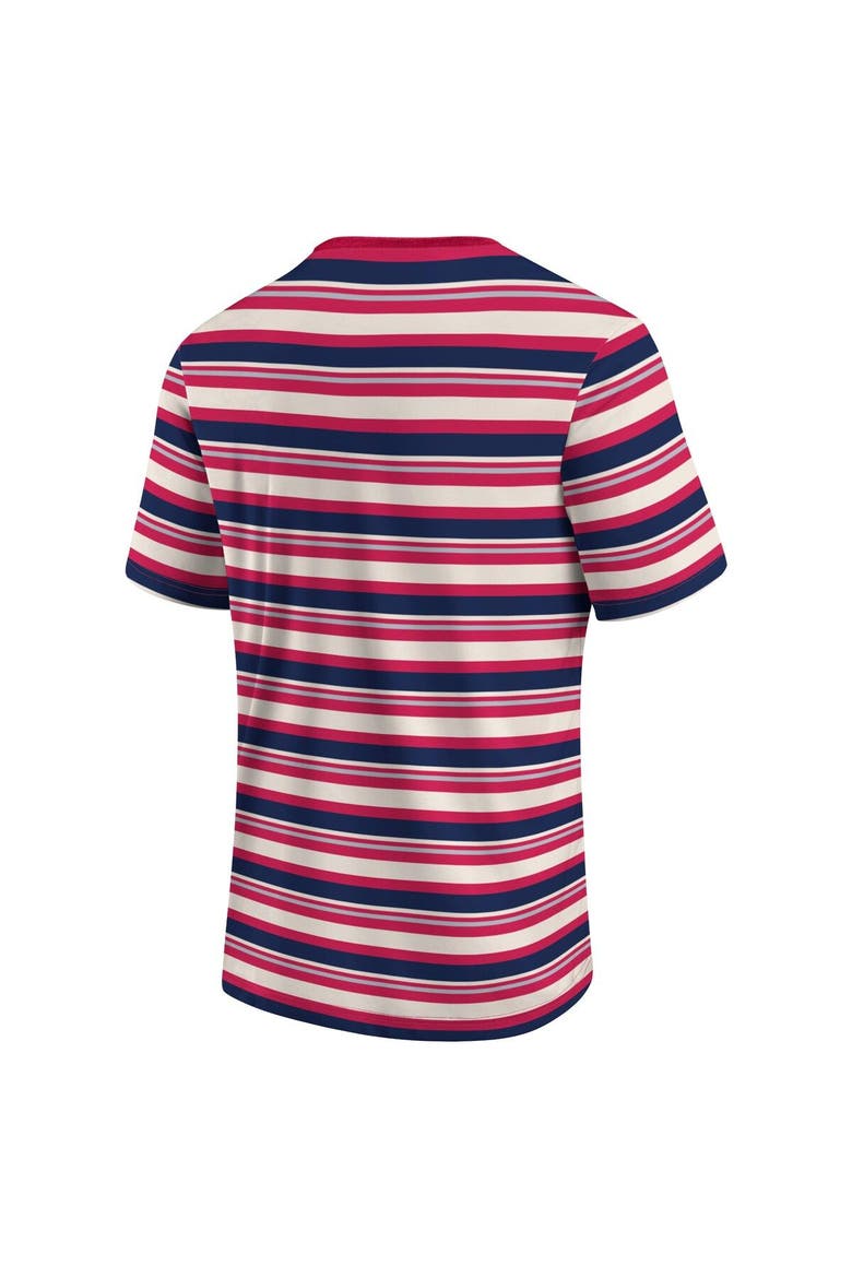 Men's Fanatics Branded Red St. Louis City SC Shot Clock Stripe T-Shirt, Alternate, color, Red