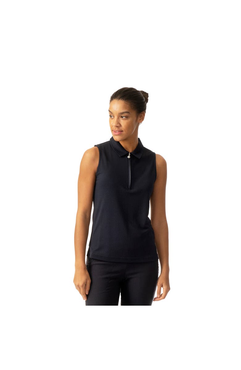 Daily Sports Peoria Womens Sleeveless Golf Polo, Main, color, Black