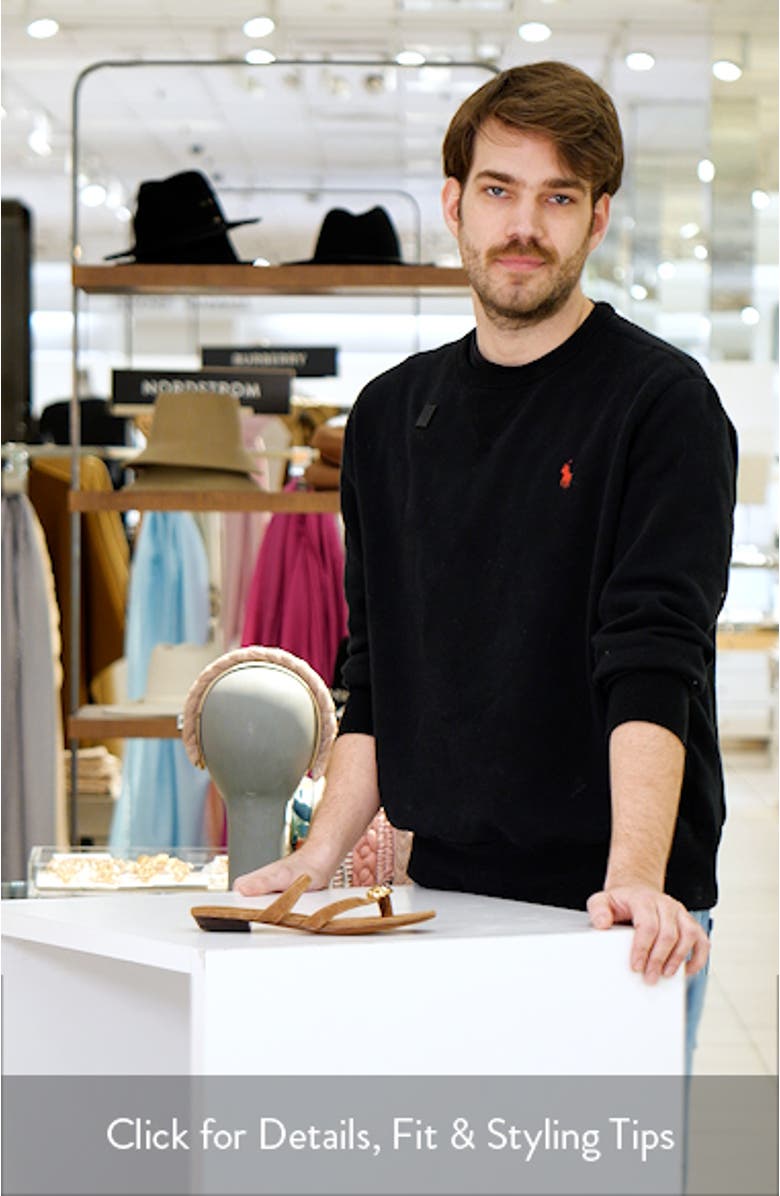 The Mila Hardware Toe Loop Slide Sandal, sales video thumbnail