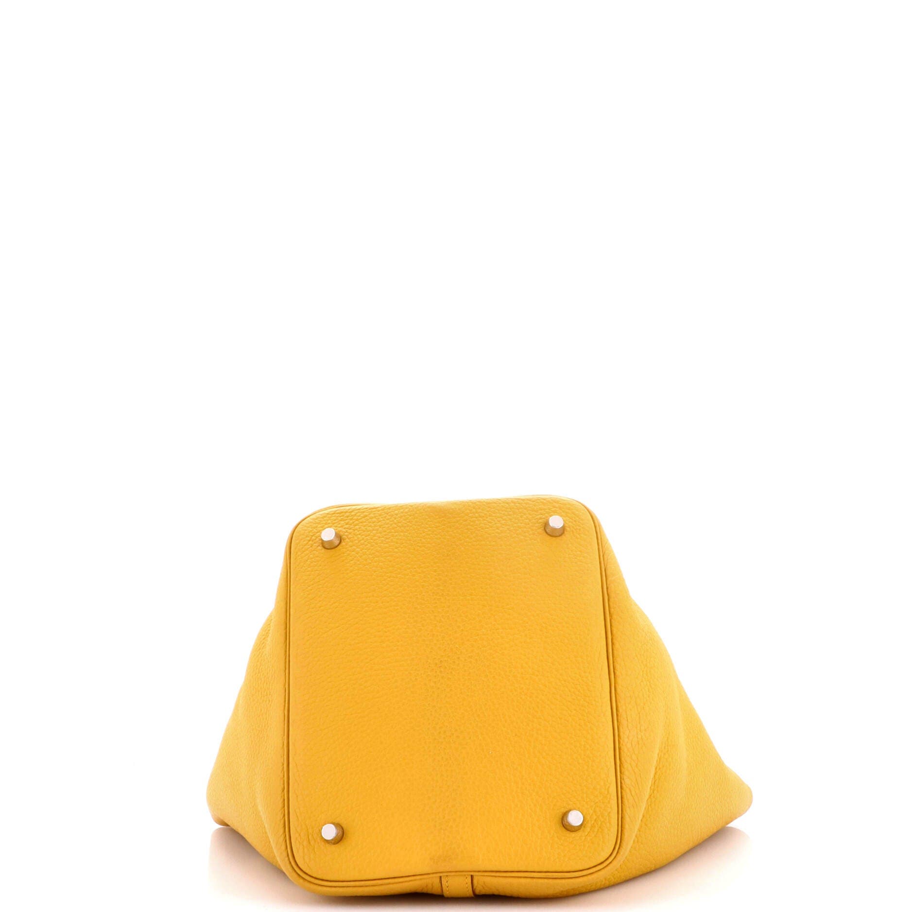Eclat Picotin Lock Bag Clemence MM, Alternate, color, Yellow