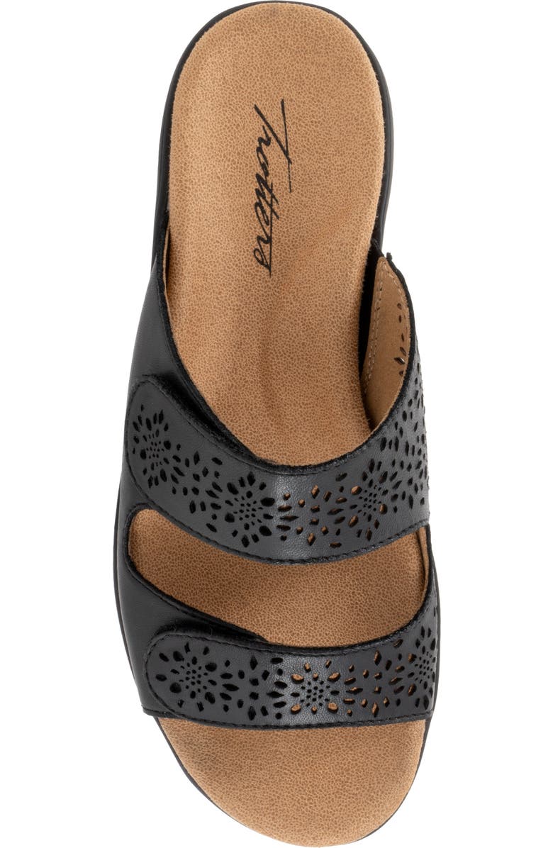 Trotters Ruthie Sandal, Alternate, color, Black Leather