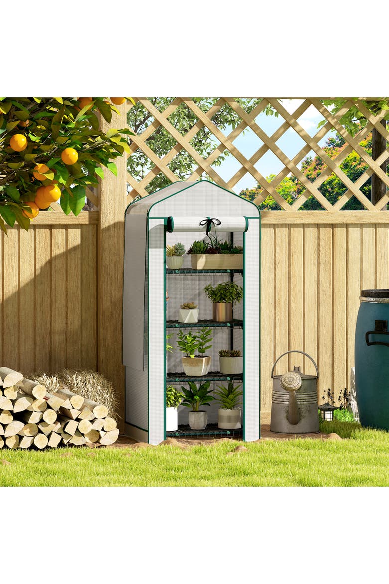 Mini Greenhouse, Alternate, color, White