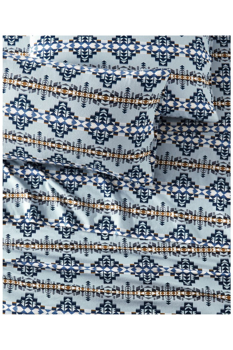 Flannel Sheet Set, Alternate, color, GRAY MULTI