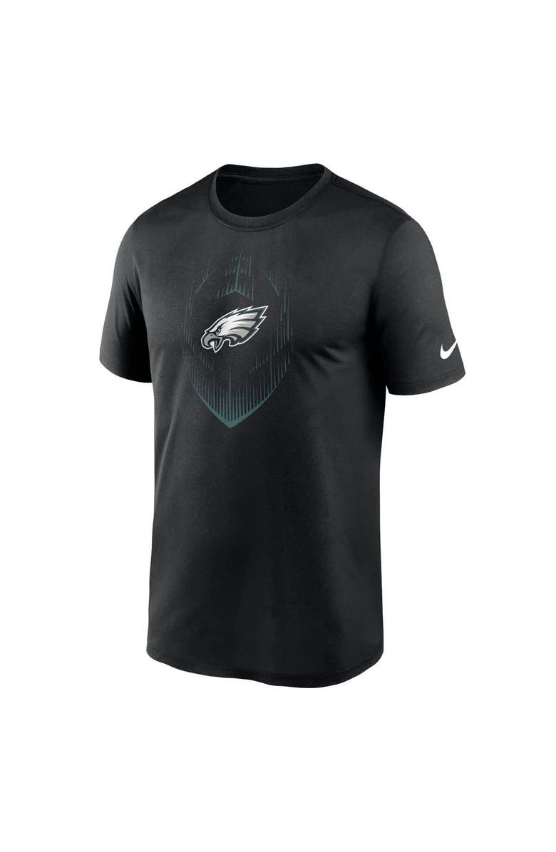 Nike Men's Nike Black Philadelphia Eagles Primetime Legend Icon Performance T-Shirt, Alternate, color, 
