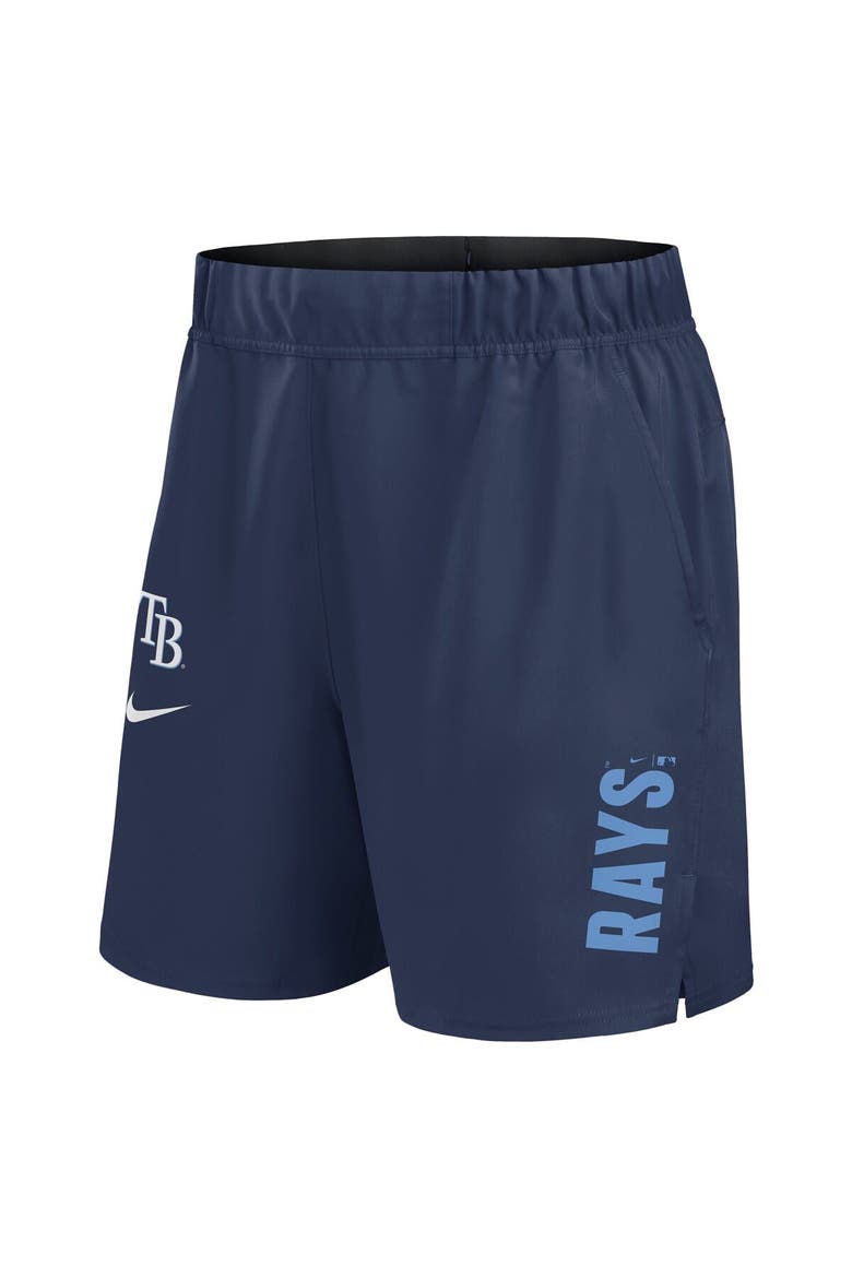 Men's Nike Navy Tampa Bay Rays Woven Victory Performance Shorts, Alternate, color, Navy